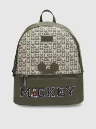 Women Leather Graphic Backpack