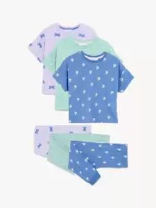 Girls Pack of 3 Night suits