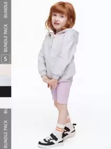 Girls 5-Pack Cotton Shorts