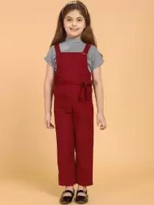 Girls Dungarees with T-Shirt