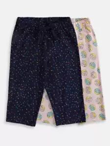 Girls Pack of 2 Cotton Capris