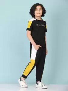 Boys Cotton T-shirt & Trousers